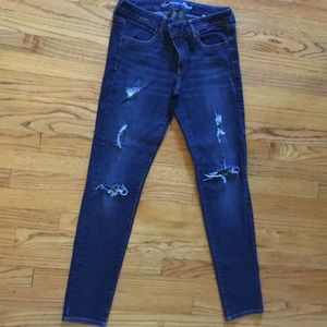 American eagle distressed jeggings size 12