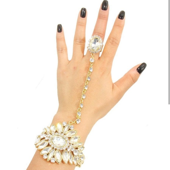 Crystal Stone Hand Chain - Picture 1 of 1