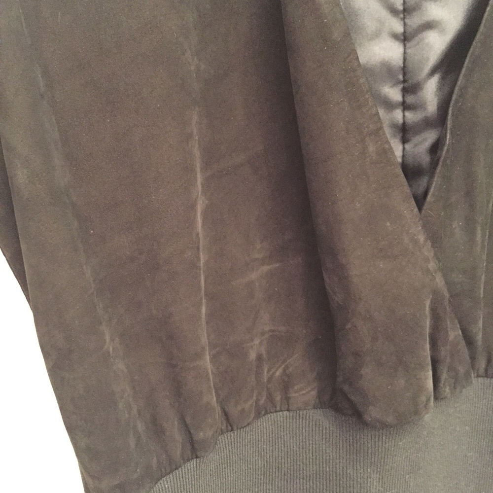 SOLD IPSO Suede Leather V Neck Sleeveless Top - Picture 6 of 9