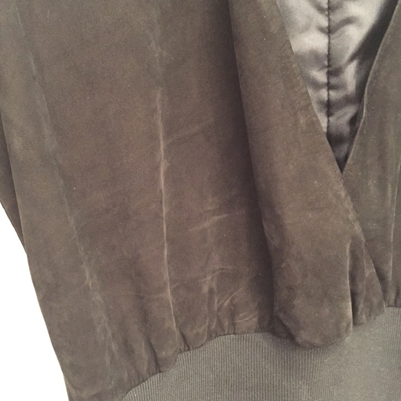 SOLD IPSO Suede Leather V Neck Sleeveless Top - Picture 6 of 9