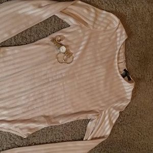 Forever 21 🎀  Long Sleeve Mesh Bodysuit NWOT