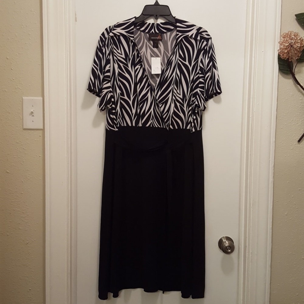 Black and White Dress