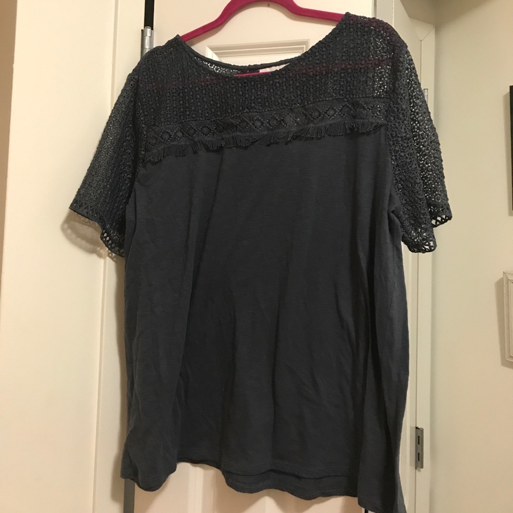 Gray XL Loft shirt. New with tags