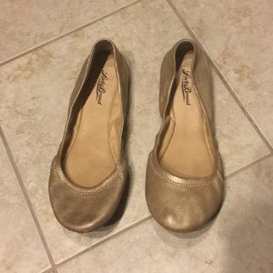 MOVING SALE Gold Ballet flats