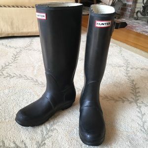 Women's Tall Hunter Boots in Black