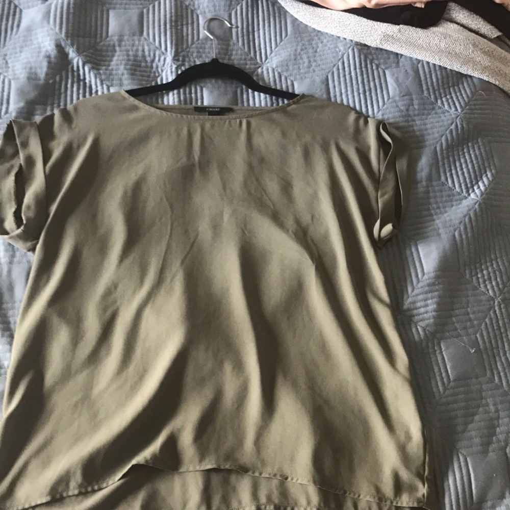Olive blouse from forever 21