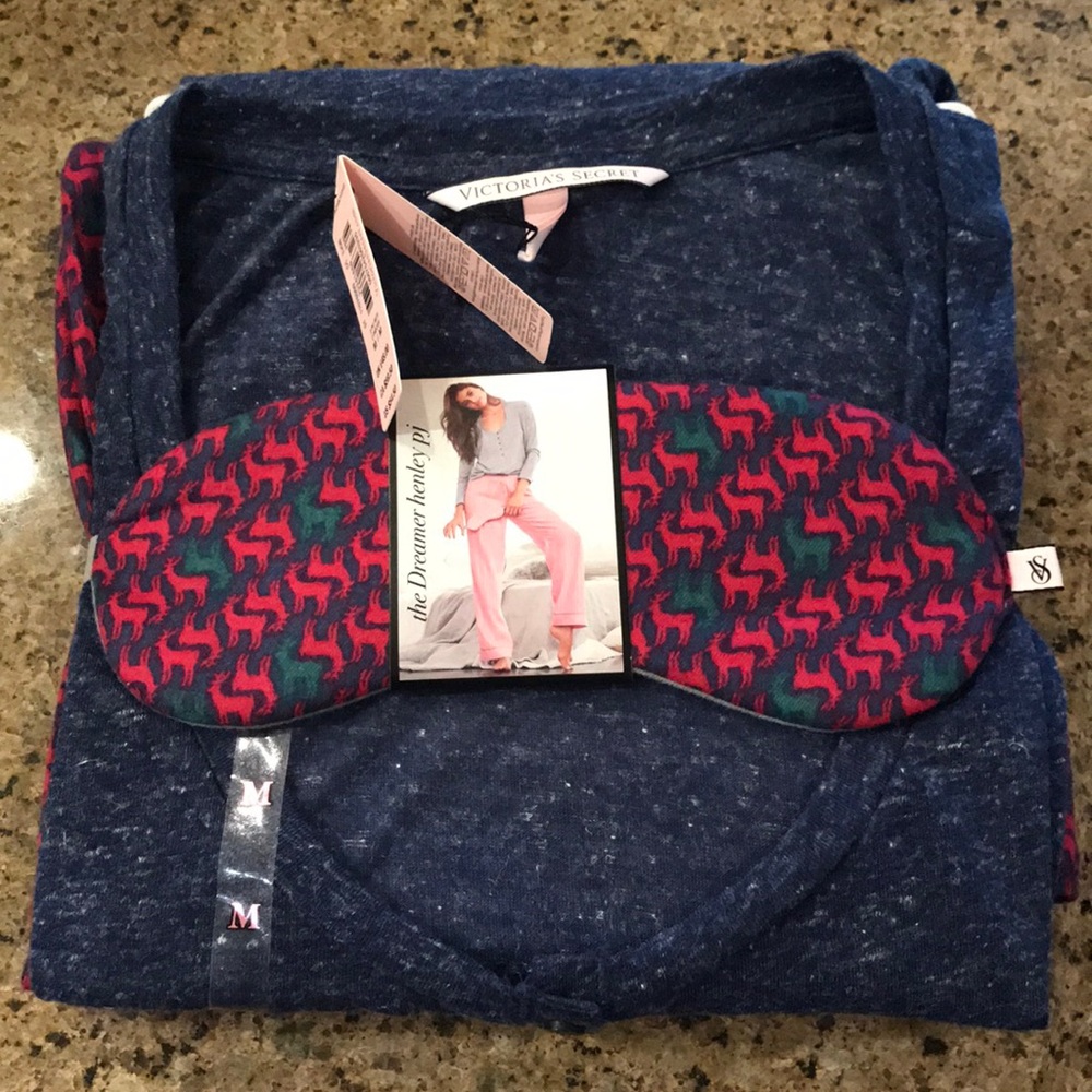 Victoria Secret flannel/Henley pajamas