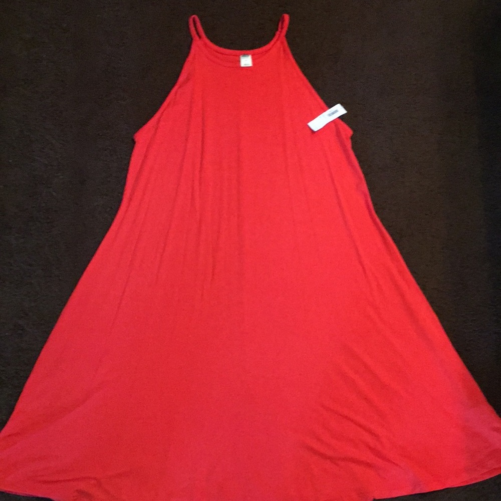 NWT Old Navy high neck jersey swing dress