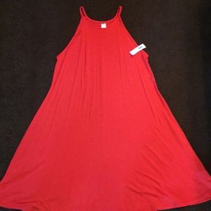 NWT Old Navy high neck jersey swing dress