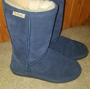 Bearpaw fur sherpa lined boots