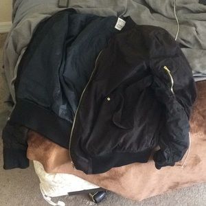 Gold and black jacket