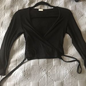 Wrap tie top from brandy melville