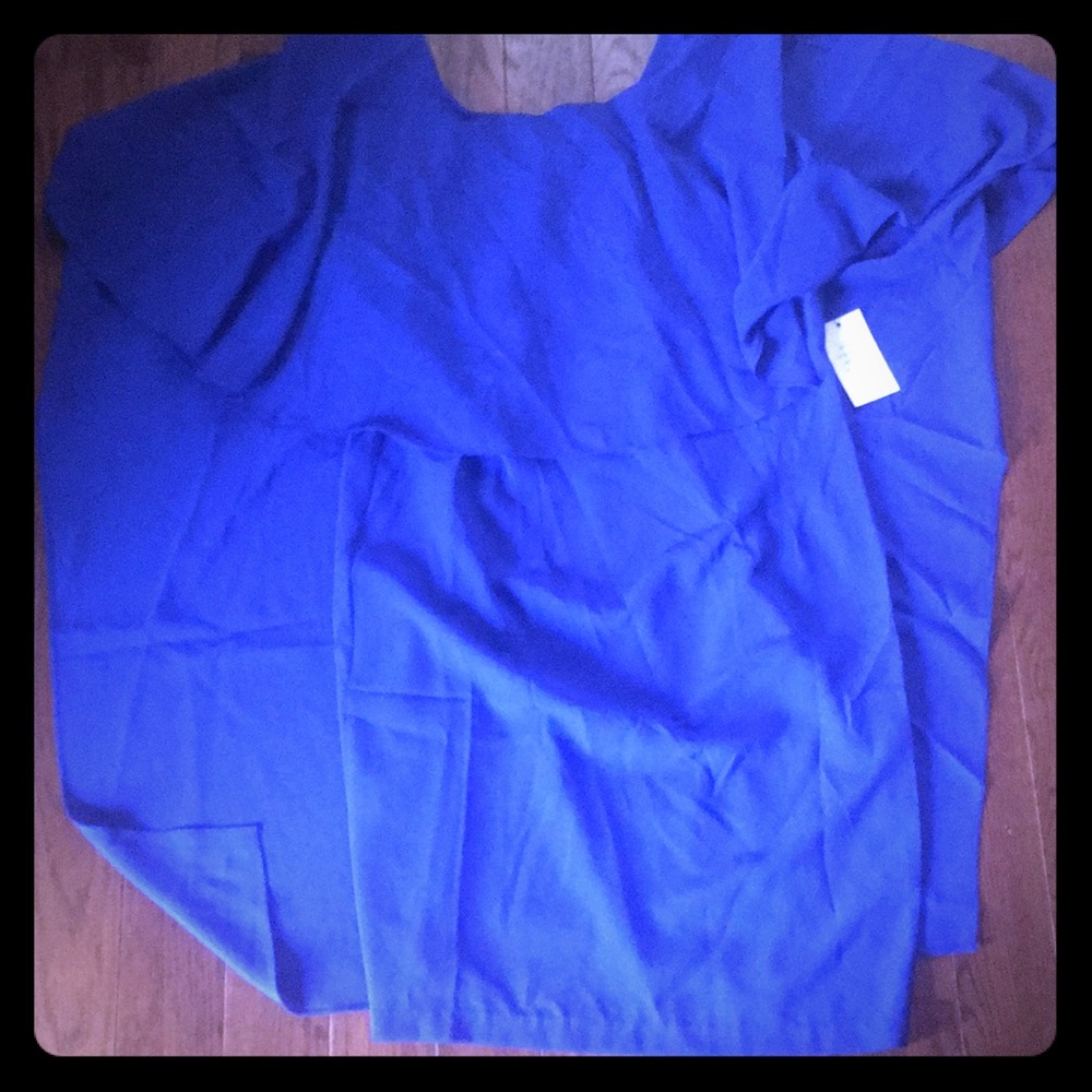 ELOQUII NWT Blue Studio Cape Dress!