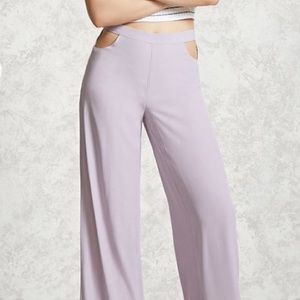 Forever 21 Cutout Wide-Leg Pants NWT