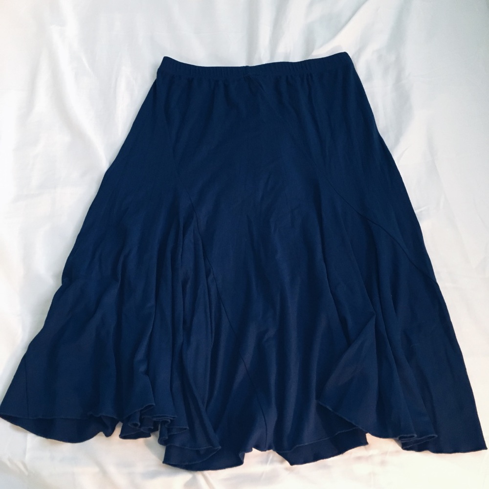 Blue Karen Kane Skirt