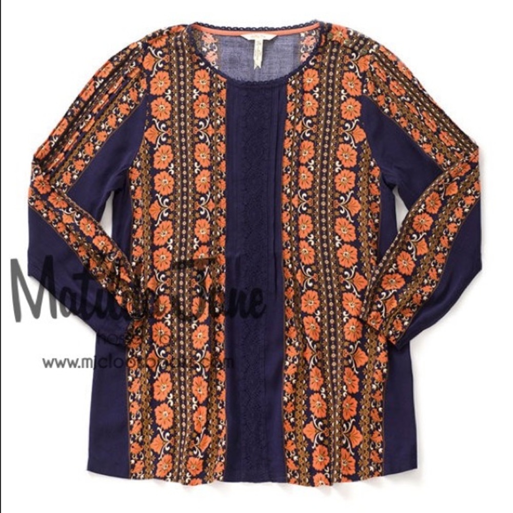 Matilda Jane women's large floret top nwt