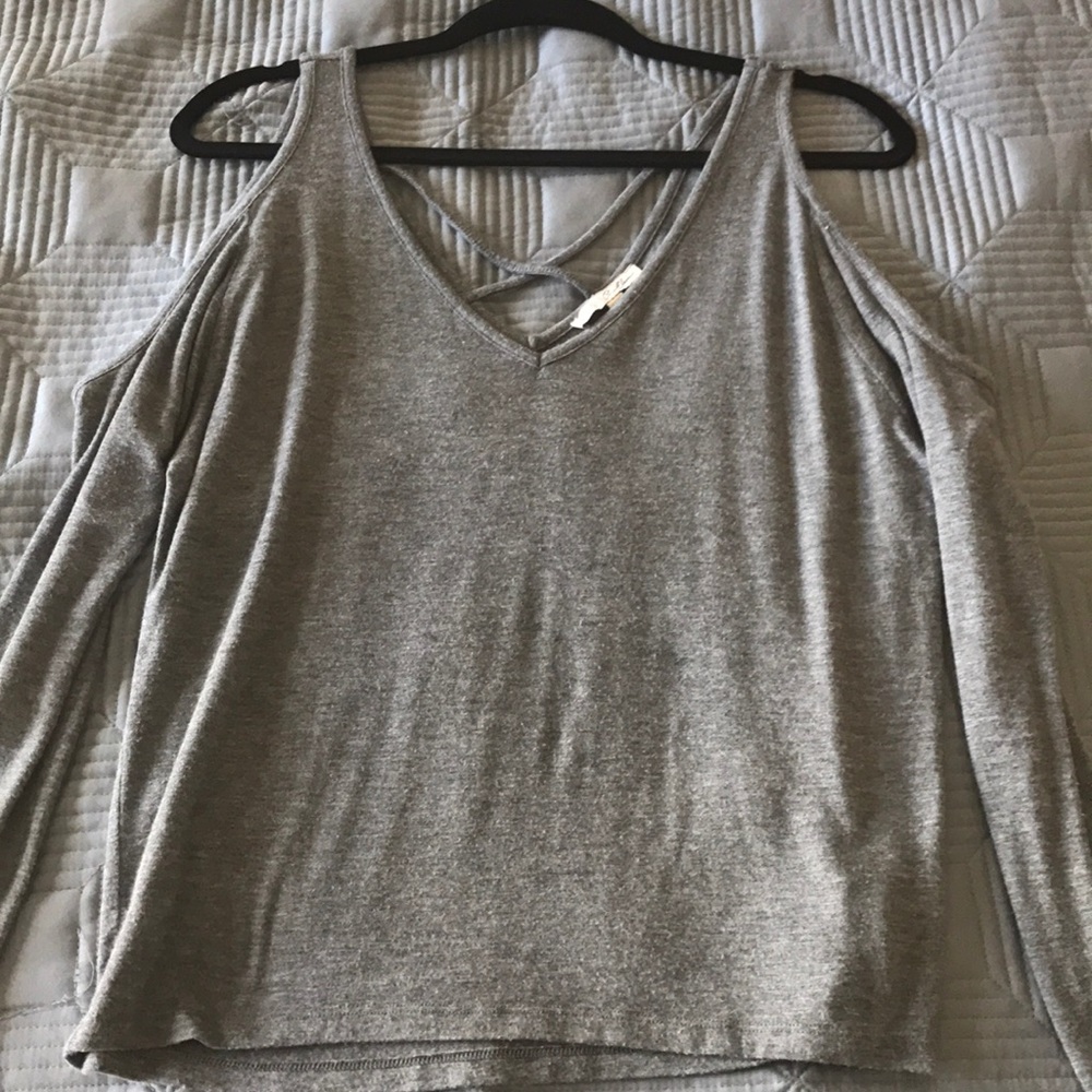 Cold shoulder top from express
