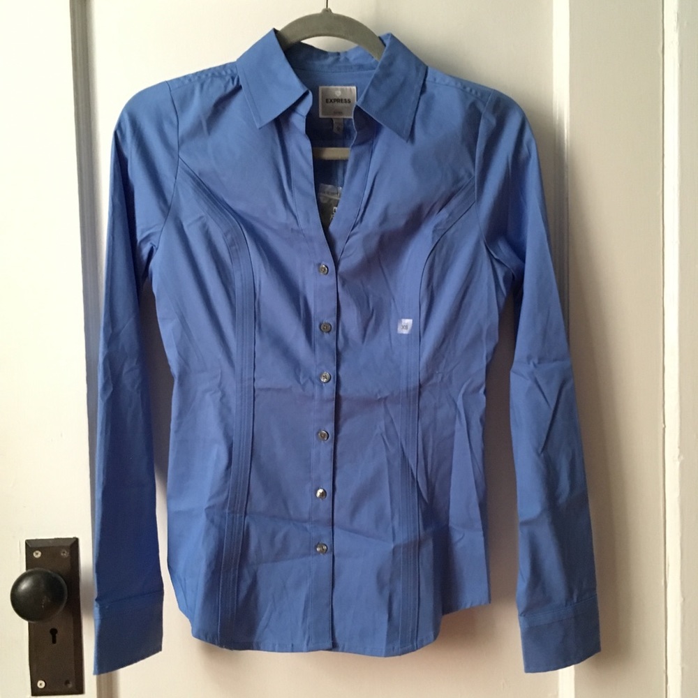 Express - The Essential Shirt, Fitted - XS