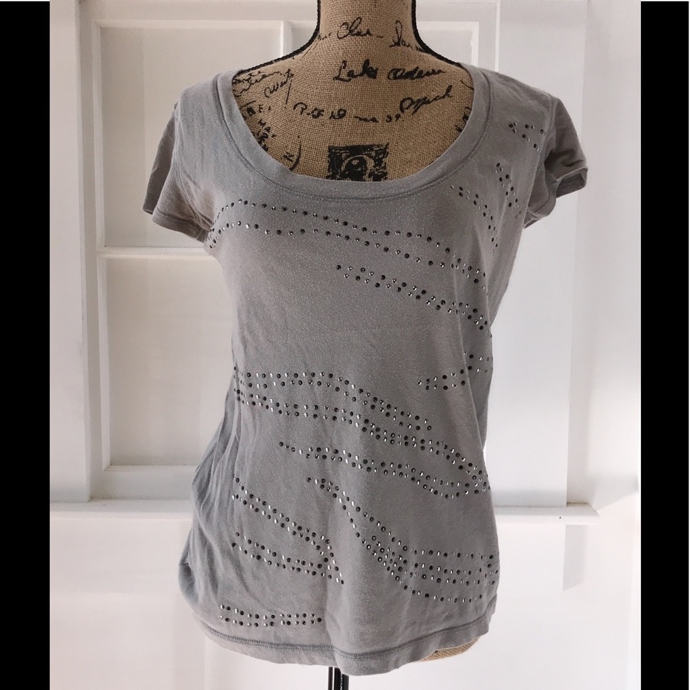 LAST CHANCE SALE! Beige Top w/Metal Stud Details