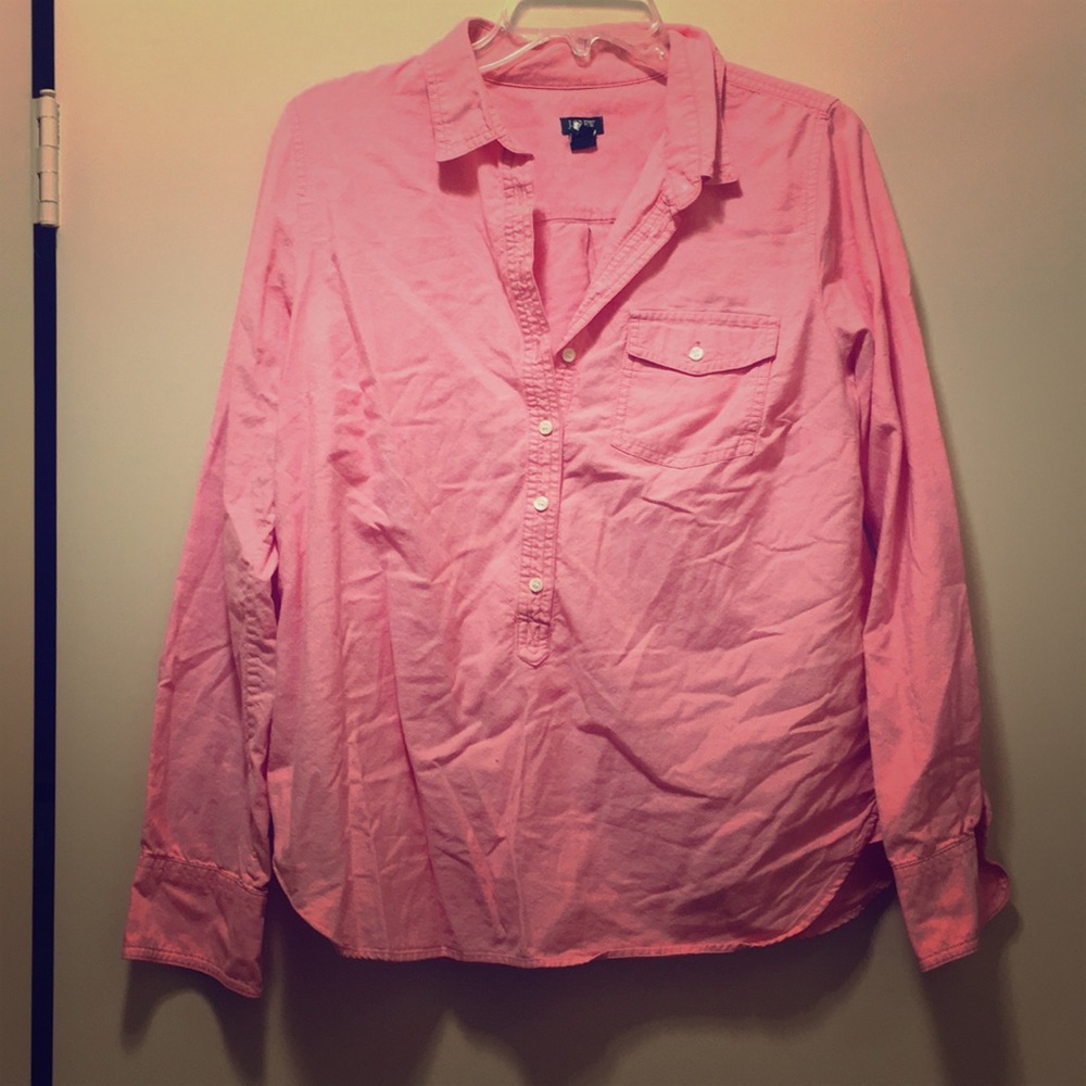 Pink J. Crew button down