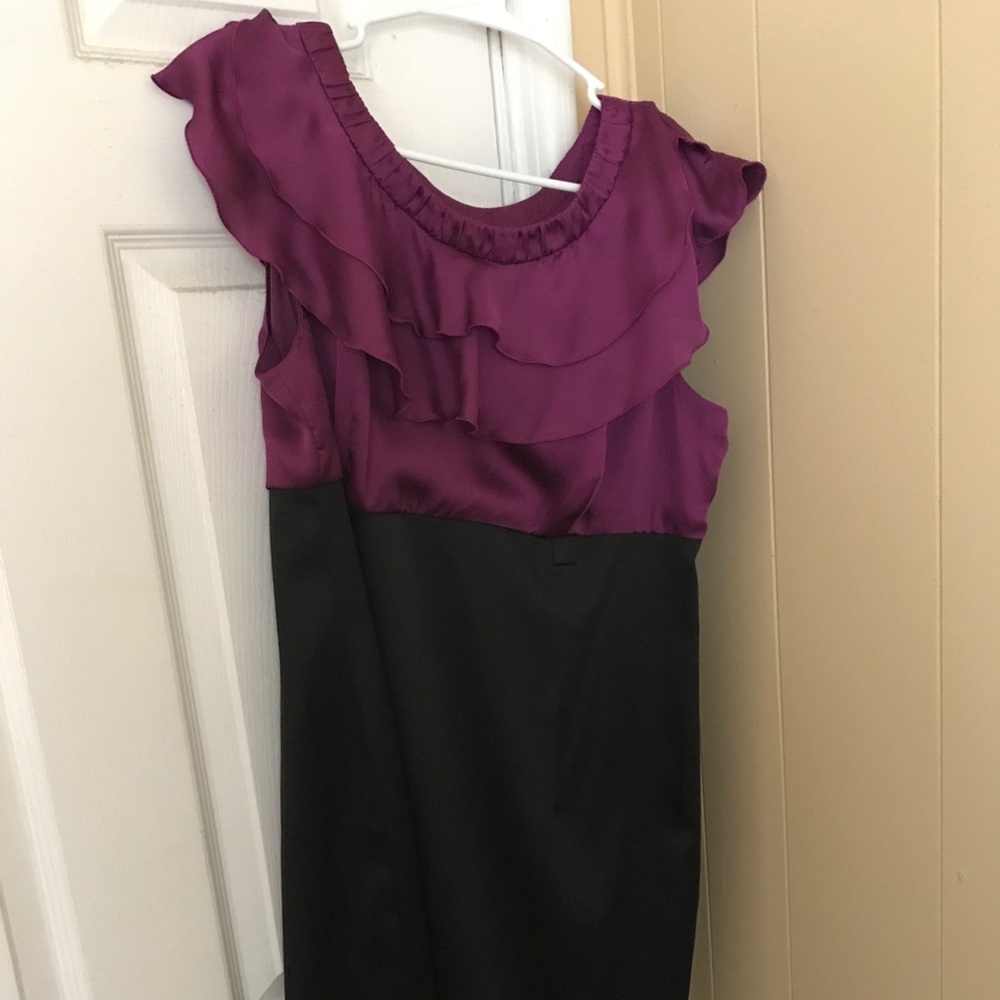 Purple and black Dressbarn, knee length