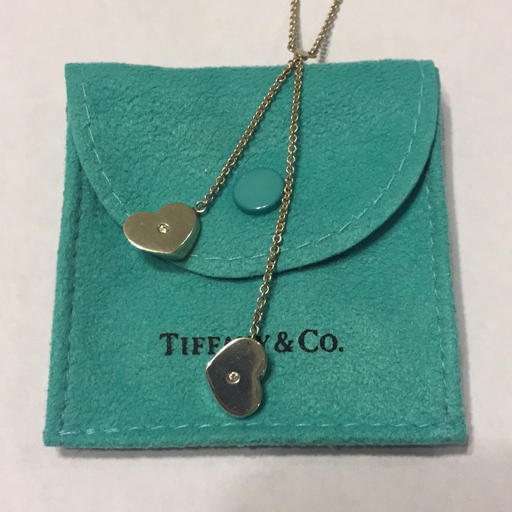 Tiffany & Co. double heart necklace.