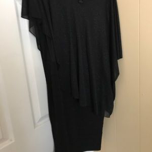 Fun, sparkly, black dress.