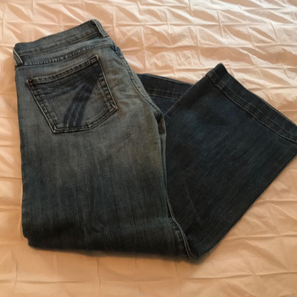 7 for all man kind capris- excellent condition