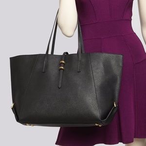ZAC Zac Posen Eartha Leather Shopper Tote