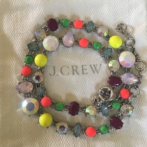 J. Crew- Colorful Crystal Necklace
