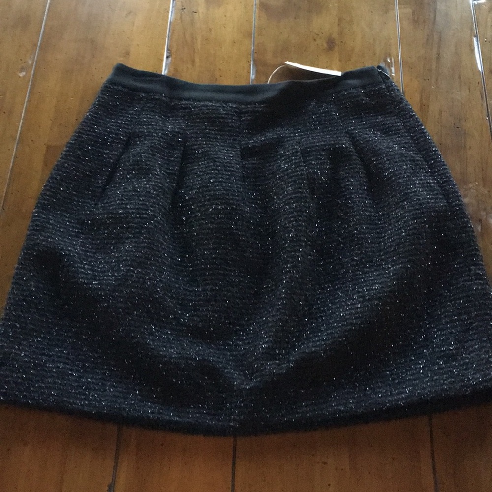 Shiny Black Skirt - with tags
