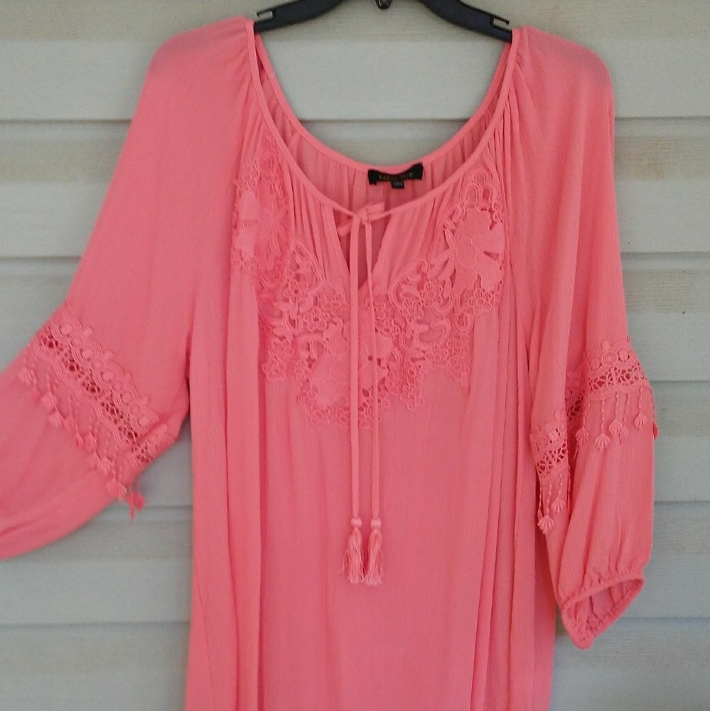 Peach colored top
