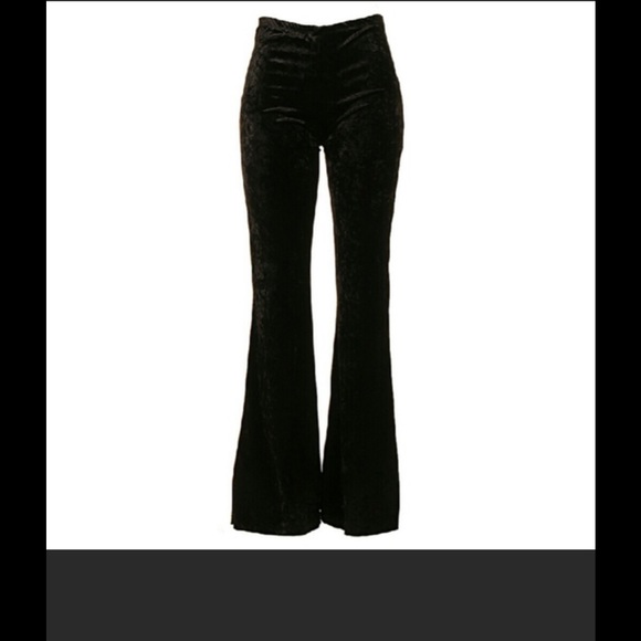 Pants - Velvet Bell Bottoms