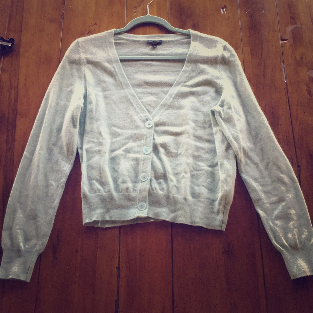 Light blue cardigan
