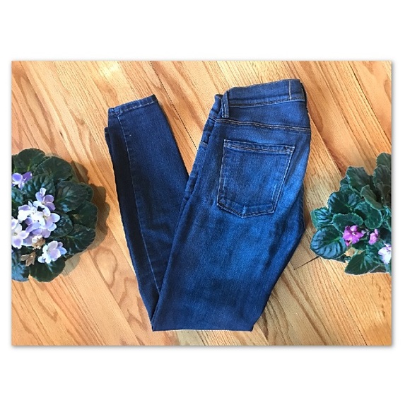 Free People Crop Straight Leg Skinny Jeans - Picture 1 of 8