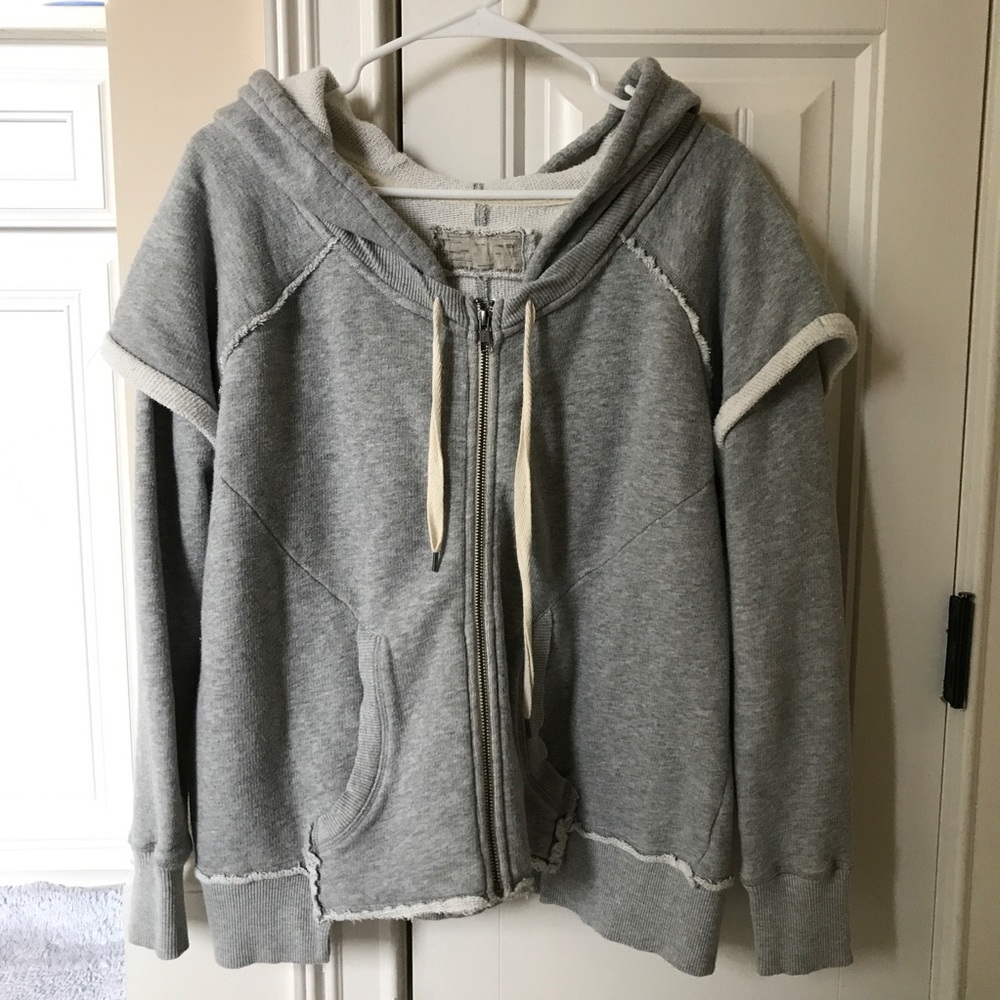All Saints zip up sweat shirt