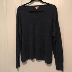 GAP Heathered Navy Sweater