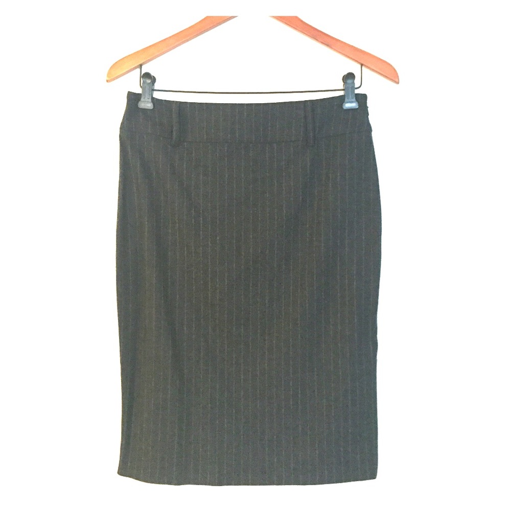 Jigsaw Pinstripe Pencil Skirt UK10