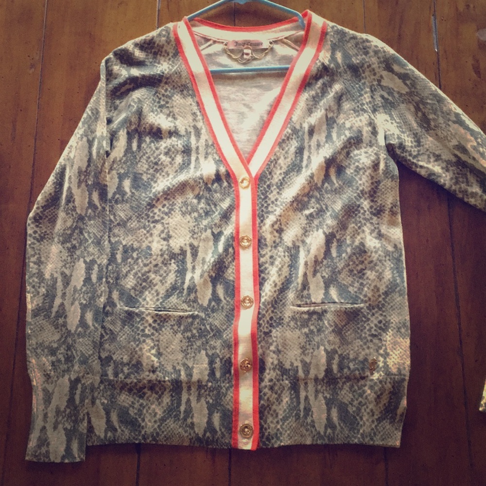 Juicy snake skin cardigan