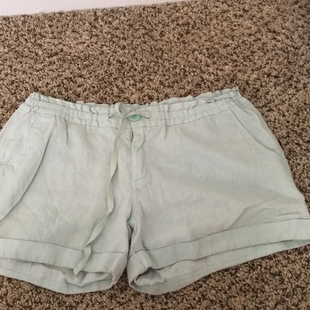 Teal shorts