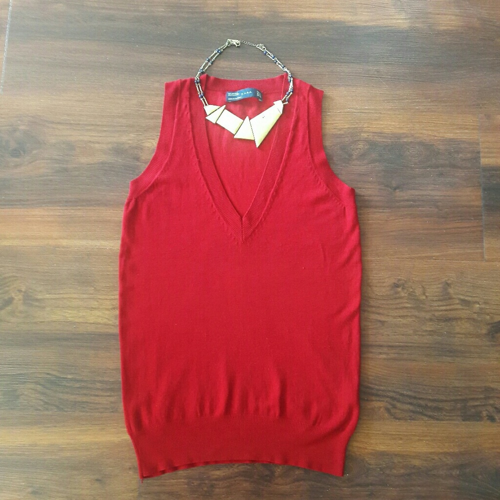 Zara Sleeveless Sweater Vest