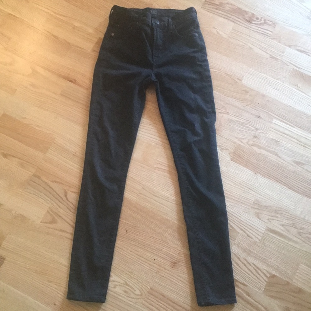 Rocket High Rise Skinny Jeans ~25 Black Dahlia
