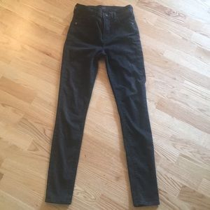 Rocket High Rise Skinny Jeans ~25 Black Dahlia