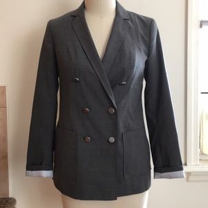GAP brand size 2 women's gray blazer