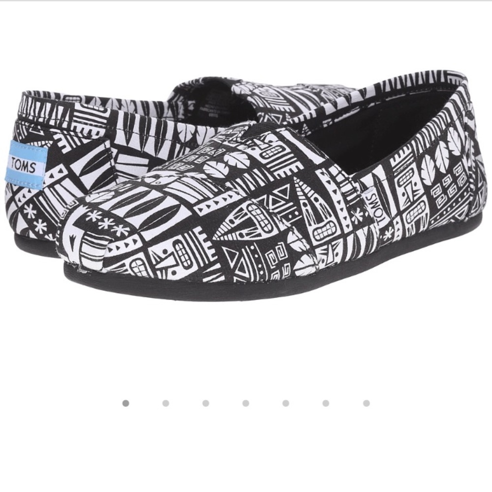 Toms Aztec black and white Toms