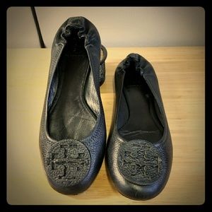Tory Burch Ballet Flat | Black Leather | Size 8