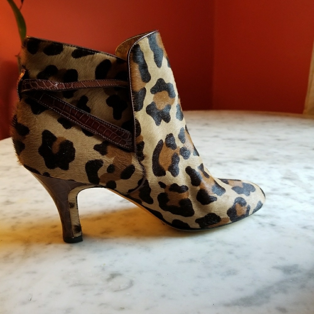 Adorable leopard pony must have booties