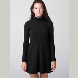 Long sleeved turtleneck shift dress