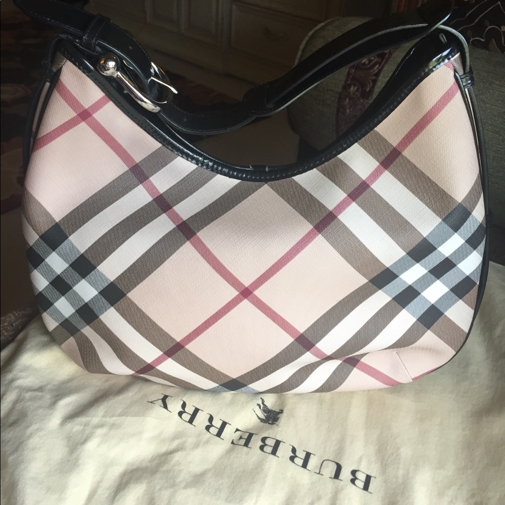 Authentic Burberry bag ..nova check hobo