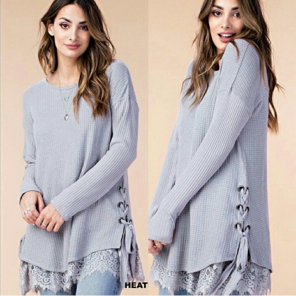 ☆WAFFLE KNIT TOP☆